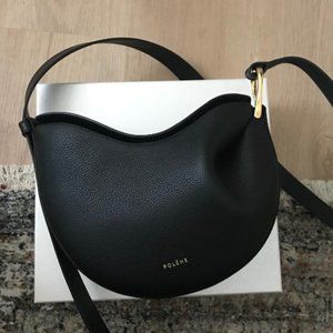 Polene Tonca TEXTURED BLACK Crossbody Bag